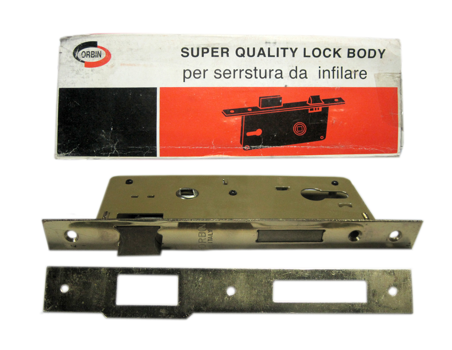 ALUM LOCK 155-20 CP W LATCH BULL CS00