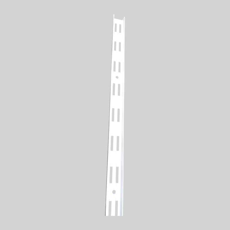 SLOTTED RAIL DOUBLE WHITE ES 2 MTR CA76