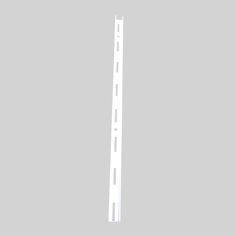 SLOTTED RAIL SINGLE WHITE ES 2.5 MTR CA76
