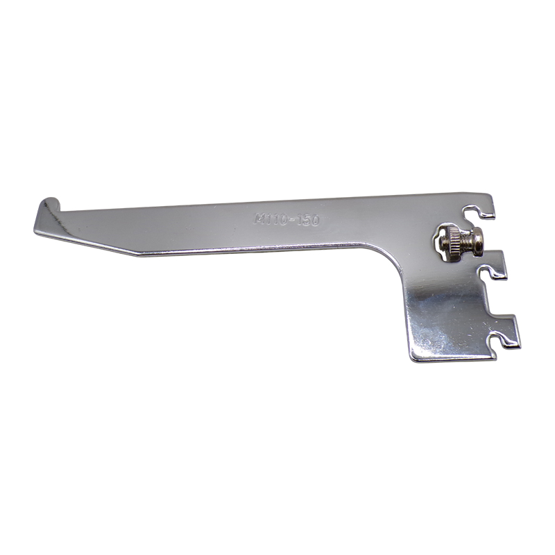SHELF BRACKET SINGLE CHROME 150MM