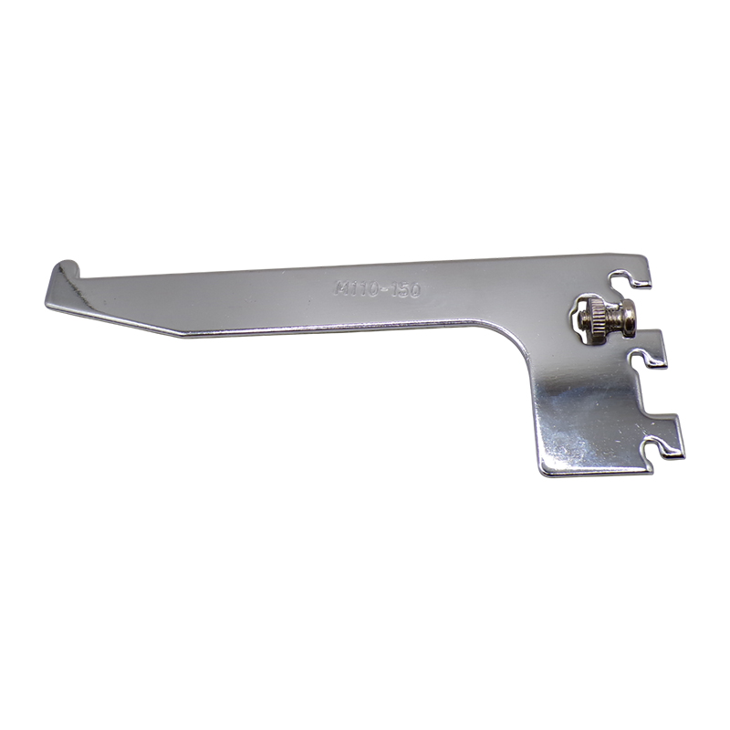 SHELF BRACKET SINGLE CHROME 200MM