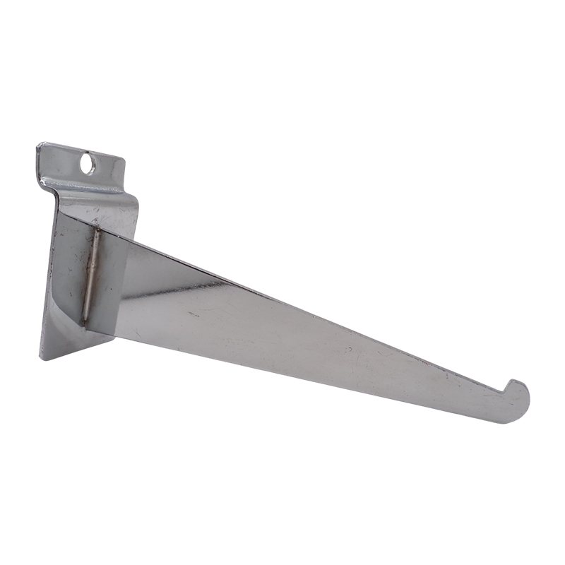 SLATWALL BRACKET CHROME 200MM
