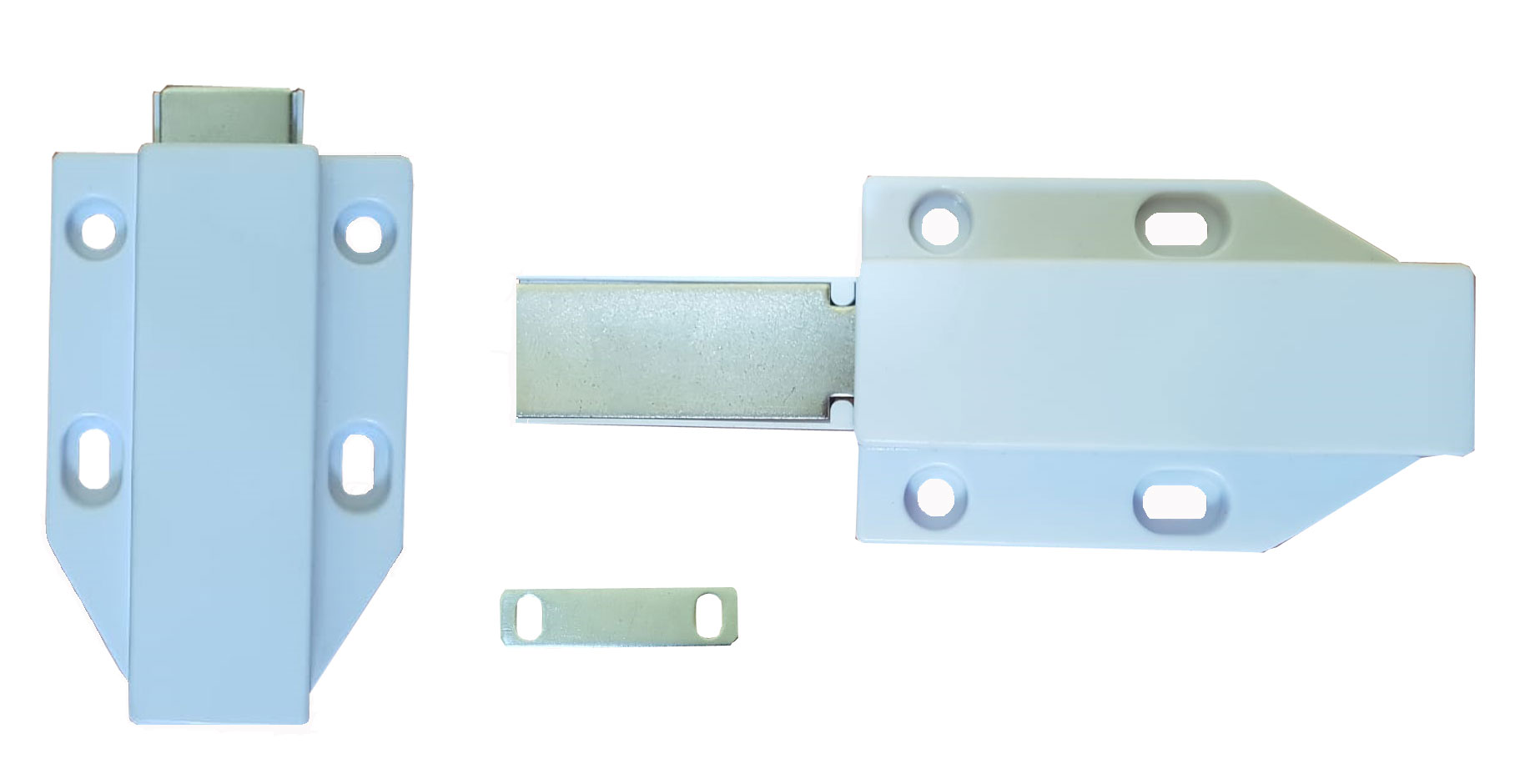 MAGNETIC CATCHER PUSH TYPE NT222 WHITE SINGLE