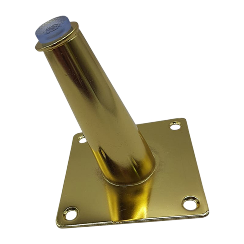 TUBULAR SOFA LEG INCLINED GOLDEN 120MM