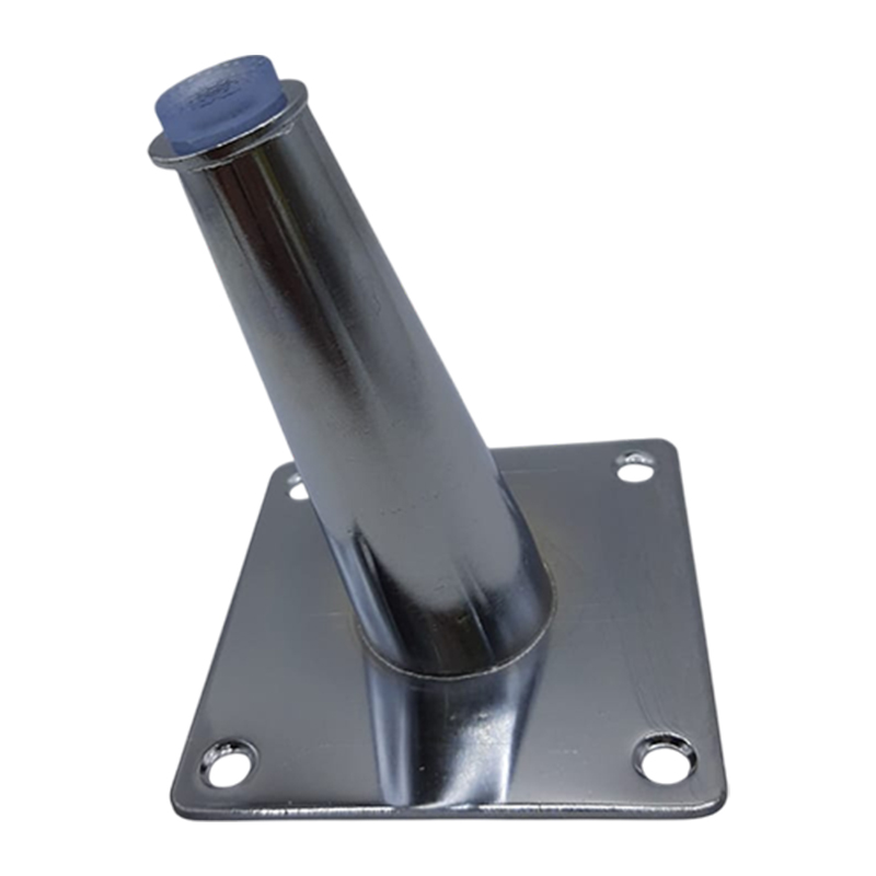 TUBULAR SOFA LEG INCLINED CHROME 150MM
